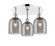 Ballston Three Light Flush Mount in Polished Chrome (405|516-3C-PC-G558-6SM)