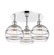 Ballston Three Light Semi-Flush Mount in Polished Chrome (405|516-3C-PC-G556-8CL)