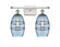 Ballston LED Bath Vanity in White Polished Chrome (405|516-2W-WPC-G557-6BL)