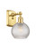 Ballston One Light Wall Sconce in Satin Gold (405|516-1W-SG-G122C-6CL)
