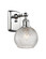 Ballston One Light Wall Sconce in Polished Chrome (405|516-1W-PC-G122C-6CL)