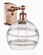 Ballston One Light Wall Sconce in Antique Copper (405|516-1W-AC-G556-8CL)
