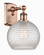 Ballston One Light Wall Sconce in Antique Copper (405|516-1W-AC-G122C-8CL)