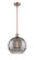 Ballston One Light Mini Pendant in Antique Copper (405|516-1S-AC-G556-12SM)