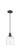 Ballston One Light Mini Pendant in Matte Black (405|516-1P-BK-G558-6CL)