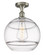 Ballston One Light Semi-Flush Mount in Brushed Satin Nickel (405|516-1C-SN-G556-12CL)
