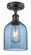 Ballston One Light Semi-Flush Mount in Matte Black (405|516-1C-BK-G558-6BL)