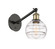 Ballston LED Wall Sconce in Black Antique Brass (405|317-1W-BAB-G556-6CL)