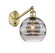 Ballston One Light Wall Sconce in Antique Brass (405|317-1W-AB-G556-8SM)