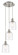 Ballston Three Light Pendant in Brushed Satin Nickel (405|113B-3P-SN-G558-6CL)