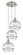 Ballston Three Light Pendant in Brushed Satin Nickel (405|113B-3P-SN-G556-10CL)