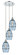 Ballston Three Light Pendant in Polished Chrome (405|113B-3P-PC-G557-6BL)