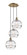 Ballston Three Light Pendant in Antique Brass (405|113B-3P-AB-G556-10CL)