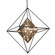 Epic Six Light Chandelier in Textured Iron (67|F5326-TRN)