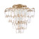 Dolce Four Light Semi Flush Mount in Champagne Leaf (68|109-34-CPL)
