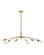 Atera LED Chandelier in Heritage Brass (138|FR33326HB)