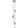 Junio LED Pendant in Polished Nickel (268|TOB 5646PN-CG-3)