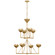 Alberto Eight Light Chandelier in Antique-Burnished Brass (268|JN 5005AB)