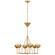 Alberto Six Light Chandelier in Antique-Burnished Brass (268|JN 5003AB)