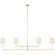 Go Lightly LED Chandelier in Soft Brass (268|BBL 5087SB-L)