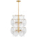 Loire Six Light Chandelier in Gild (268|ARN 5451G-CSG)