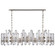 Bonnington 24 Light Linear Chandelier in Hand-Rubbed Antique Brass (268|ARN 5127HAB-ALB)