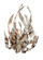 Graffiti One Light Wall Sconce in Silver Leaf (68|154-11-SL/SS)