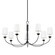 Montpelier Seven Light Chandelier in Aged Iron (70|5307-AI)