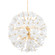 Hygea Eight Light Chandelier in Gold Leaf (68|367-33-GL)