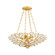 Vittoria Four Light Chandelier in Gold Leaf (68|363-24-GL)