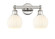 Edison LED Bath Vanity in Polished Nickel (405|616-2W-PN-G1217-6WV)