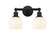 Edison Two Light Bath Vanity in Oil Rubbed Bronze (405|616-2W-OB-G1217-6WV)