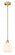 Edison LED Mini Pendant in Brushed Brass (405|616-1S-BB-G1217-8WV)