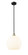 Edison LED Pendant in Black Antique Brass (405|616-1S-BAB-G1217-14WV)