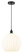 Edison One Light Pendant in Matte Black (405|616-1P-BK-G1217-14WV)