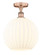 Edison One Light Semi-Flush Mount in Antique Copper (405|616-1F-AC-G1217-12WV)