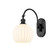 Ballston One Light Swing Arm in Matte Black (405|518-1W-BK-G1217-8WV)