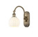 Ballston One Light Swing Arm in Antique Brass (405|518-1W-AB-G1217-6WV)