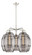 Downtown Urban LED Chandelier in Polished Nickel (405|516-5CR-PN-G557-10SM)