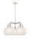 Ballston Five Light Chandelier in Polished Nickel (405|516-5CR-PN-G1216-10WM)