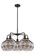 Ballston Five Light Chandelier in Oil Rubbed Bronze (405|516-5CR-OB-G556-10SM)