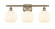 Ballston Three Light Bath Vanity in Antique Brass (405|516-3W-AB-G1217-8WV)