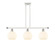 Ballston LED Island Pendant in White Polished Chrome (405|516-3I-WPC-G1217-8WV)