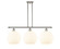 Ballston LED Island Pendant in Polished Nickel (405|516-3I-PN-G1217-12WV)