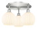 Ballston Three Light Semi-Flush Mount in Satin Nickel (405|516-3C-SN-G1216-8WM)
