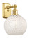 Ballston One Light Wall Sconce in Satin Gold (405|516-1W-SG-G1216-8WM)