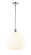 Ballston One Light Pendant in Polished Nickel (405|516-1S-PN-G1217-14WV)
