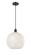 Ballston One Light Mini Pendant in Matte Black (405|516-1P-BK-G1216-12WM)