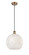 Ballston LED Mini Pendant in Brushed Brass (405|516-1P-BB-G1216-12WM)