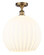 Ballston LED Semi-Flush Mount in Brushed Brass (405|516-1C-BB-G1217-14WV)